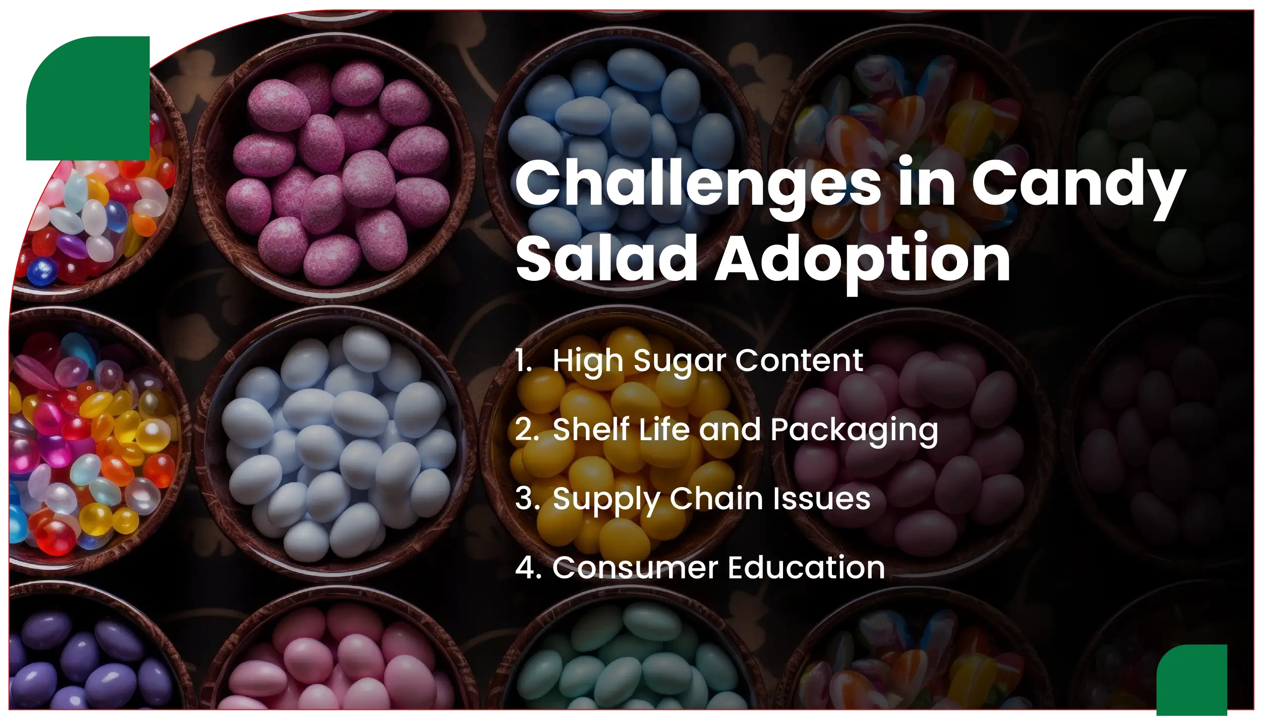 Challenges in Candy Salad Adoption